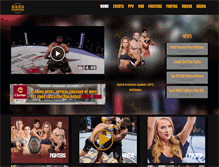 Tablet Screenshot of hardknocksfighting.com